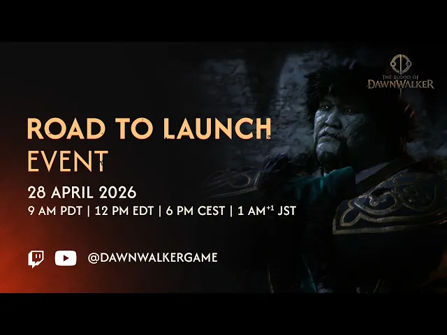 The Blood of Dawnwalker — Road to Launch | Event Announcement