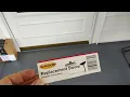Replace Larsen Storm Door rubber sweep insert