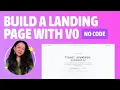 build a landing page with v0 from scratch