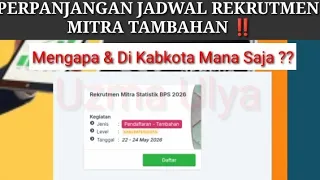 BPS INFO UPDATE ADDITIONAL PARTNER RECRUITMENT IS BACK SCHEDULE EXTENSION WHY WHERE