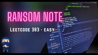 Ransom Note - LeetCode