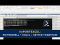 ImportExcel PowerShell Excel Better Together with Doug Finke