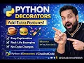 Python Decorators Explained With Chai Burger Fun Easy Way For Beginners
