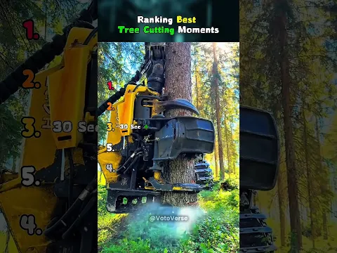 Top Tree Cutting Moments Ranked 🌲 #usa