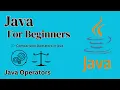 12 Java for beginners Java Operators Comparison Operators Sinhala