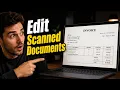 Easily How To Edit Scanned Documents for FREE