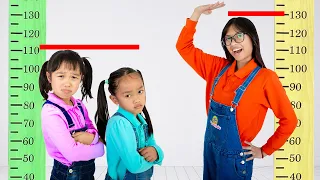 ¿Lily y Alexa demasiado pequeñas para los juegos? 🎢 ¡Aprende a crecer sano!