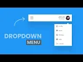 How To Create Dropdown Menu using HTML CSS and JavaScript
