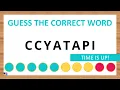 Guess the Correct Word Unscramble in Record Time 8 Letters Agent Quiz