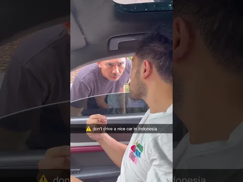 Dont drive a nice car in Indonesia