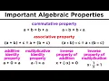 Basic Number Properties for Algebra