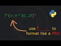 How to FORMAT output in Python like a PRO