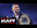 Roman Reigns makes entrance as World Heavyweight Champion with Usos Raw highlights April 20 2026