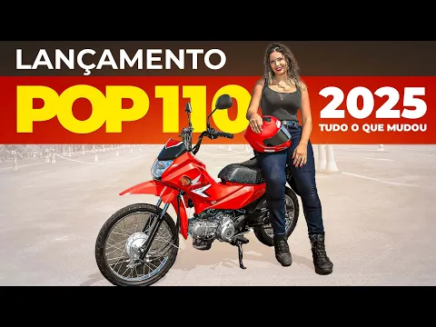 Download MP3 NOVA HONDA POP 110 2025 - PREÇO, NOVO MOTOR, CORES E TODAS AS MUDANÇAS DA NOVA POP| LANÇAMENTO HONDA