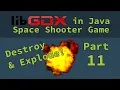 Graphics in Android Java with libGDX - Space Shooter Game Part 11