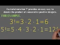 Factorial Notation IGCSE Additional Mathematics 0606