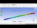SFD and BMD of a Cantilever Beam Uniformly Distributed Load in Ansys Static Structural Tutorial - 03