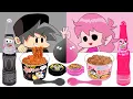 Download Lagu Black Food VS Pink Food Challenge l Animation Mukbang