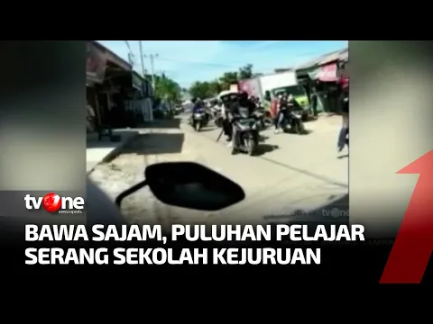Berbekal Senjata Tajam, Puluhan Pelajar Serang Sekolah