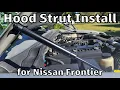 How to Install Hood Struts for a Nissan Xterra 2004-2018