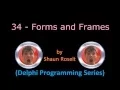 Delphi Programming Series 34 - Forms and Frames