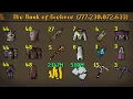 I have the biggest bank in OSRS history worth 770 000
