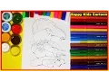 How To Color Vegetables Coloring Pages for Kids Tomatoes Carrots Cucumbers Radishes