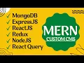 MERN - Custom CMS