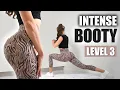 25 MIN INTENSE ROUND BOOTY WORKOUT Progressive Butt Training Muscle Building No Equipment