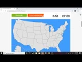 Sporcle Quiz USA states map