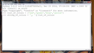 How to Convert a List to String in Python programming language - example join method