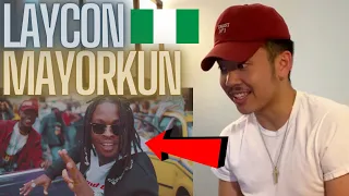 laycon feat mayorkun verified official video american reaction nigerian music 