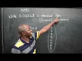 MATHS STANDARD FORM