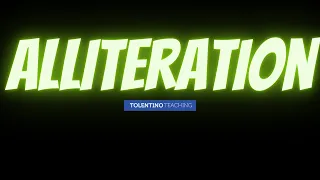 Alliteration Lesson and Activity
