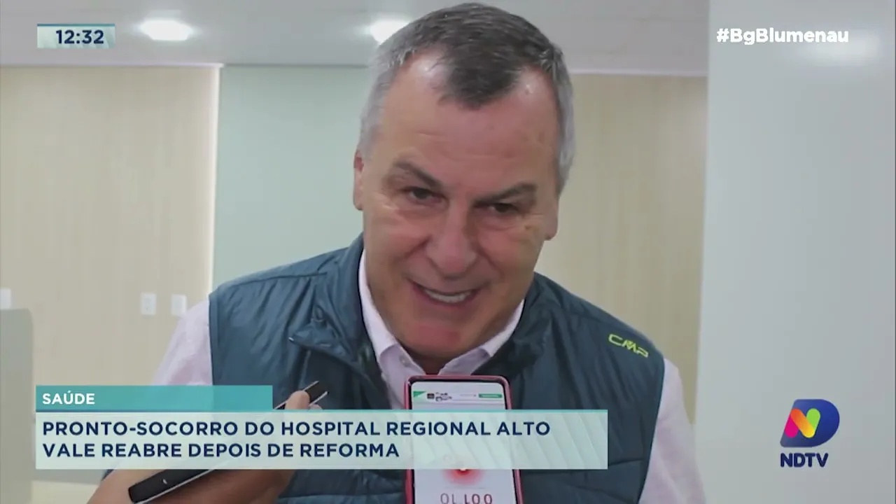 Pronto-socorro do Hospital Regional Alto Vale reabre nesta quarta-feira depois de reforma