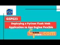 Deploying a Python Flask Web Application to App Engine Flexible Qwiklabs GSP023