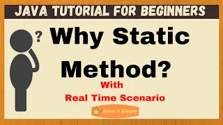 Static Method in Java Java for Beginners