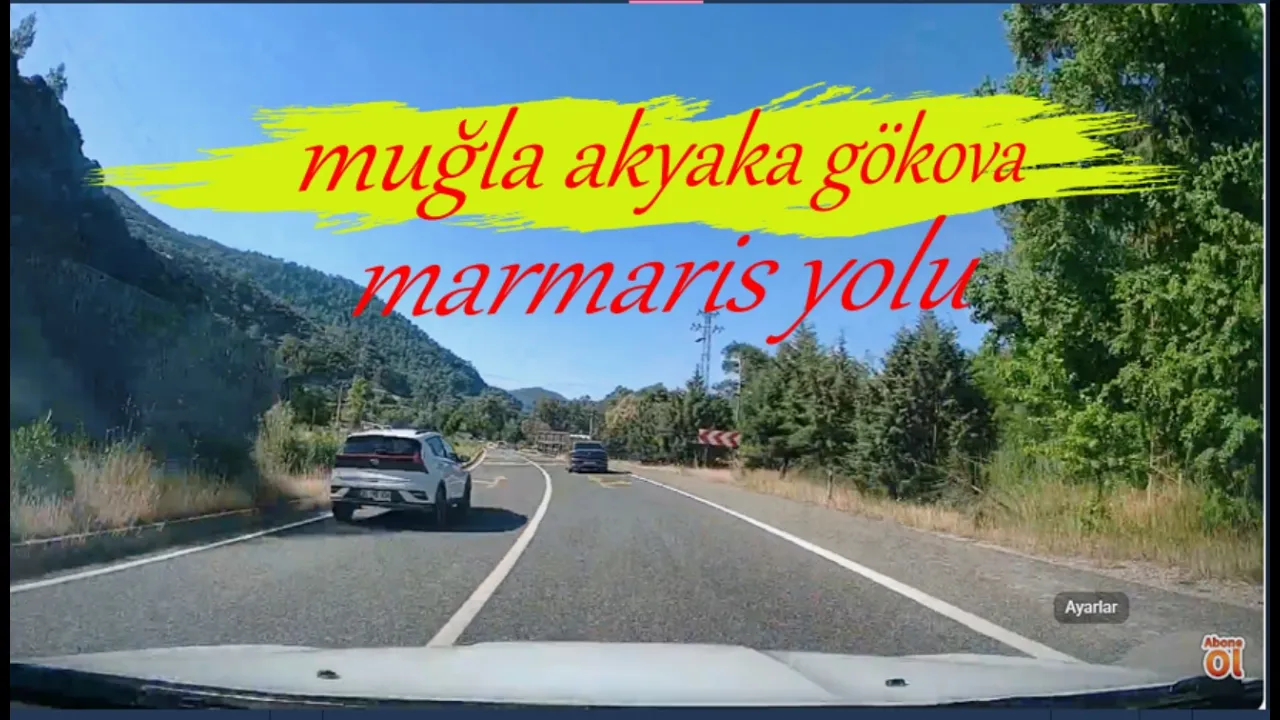 muğla akyaka gökova marmaris yolu