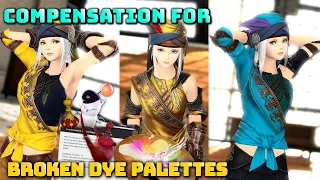 FFXIV Compensation For Incorrect Dye Application