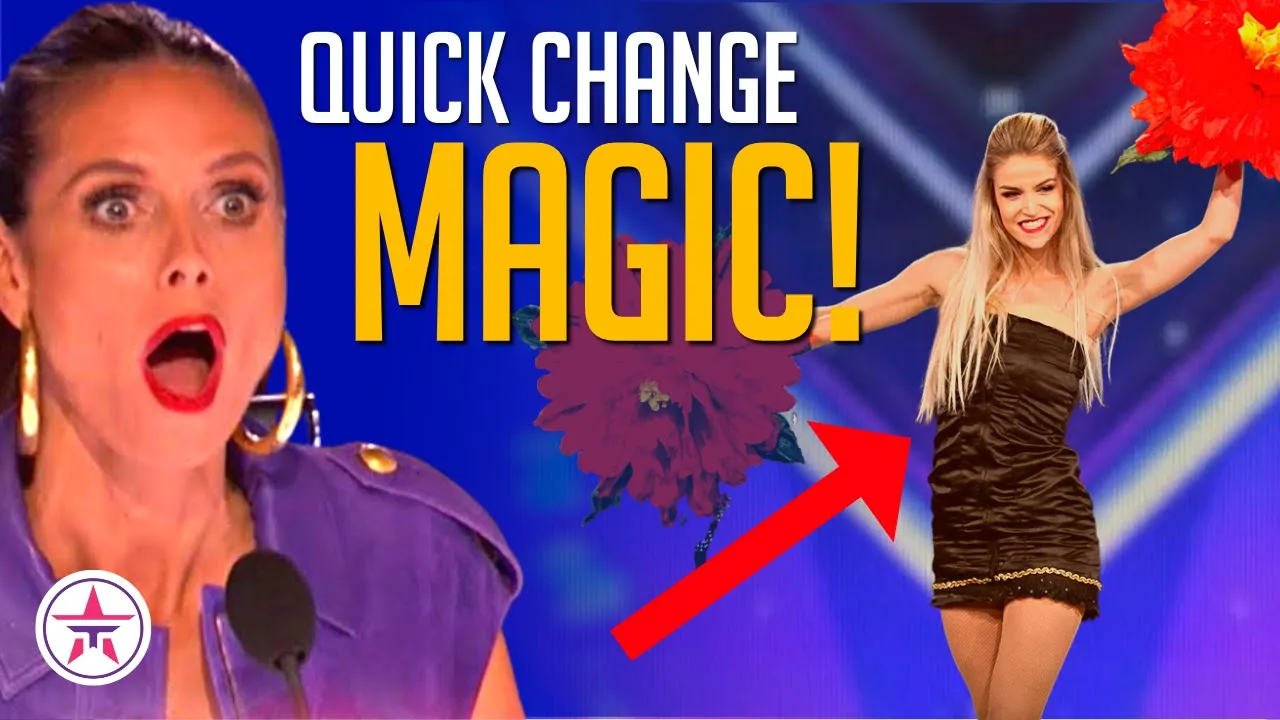 Top 10 UNBELIEVABLE Quick Change Magicians on Got Talent!