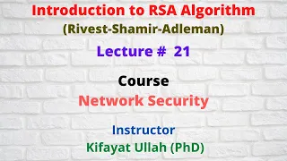 Introduction to RSA Algorithm