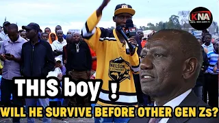 A GEN Z SHOCKS THE CROWD  WILL HE SURVIVE BEFORE OTHER KENYAN GEN Zs