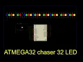 CodeVisionAVR ATMEGA32 chaser 32 led