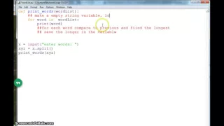 Find the longest word - Python 3 x
