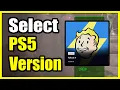 How to Select the PS5 Version of Fallout 4 with new update Easy Tutorial
