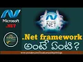 Net Tutorial Net Framework Introduction Learn Dot Net Cloud Computing In Telugu