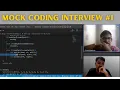Mock Coding Interview Amazon Coding Interview Preparation Samsung SDE Mock Interview DSA