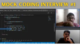 Mock Coding Interview Amazon Coding Interview Preparation Samsung SDE Mock Interview DSA
