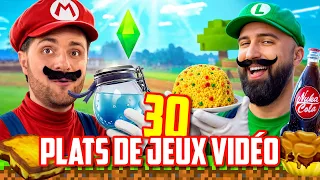 ON MANGE 30 PLATS DE JEUX VIDÉO (et on les juge)