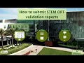 How to submit STEM OPT Validation Reports